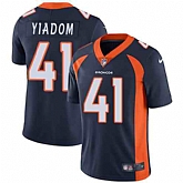 Nike Men & Women & Youth Broncos 41 Isaac Yiadom Navy Alternate NFL Vapor Untouchable Limited Jersey,baseball caps,new era cap wholesale,wholesale hats